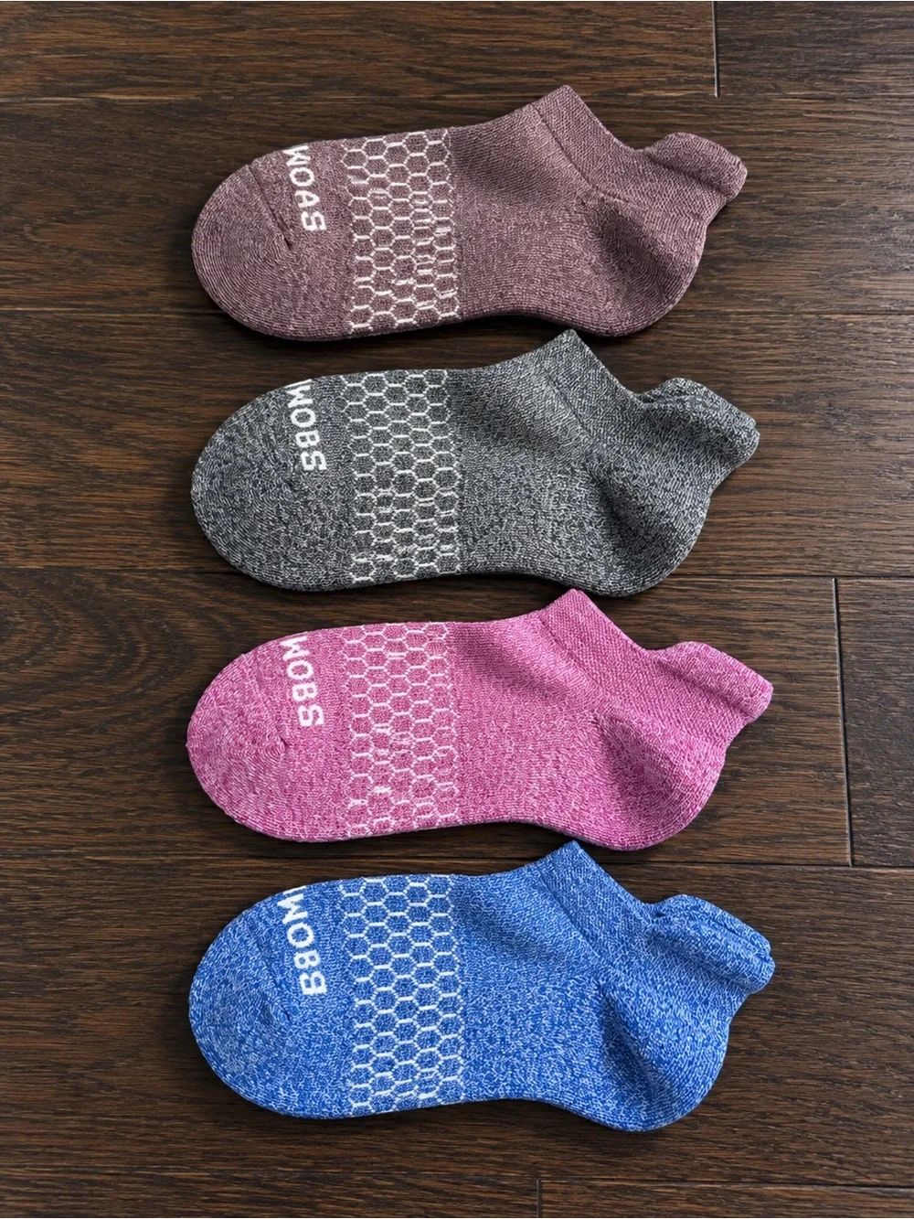 Bombas Women's Marl Ankle Sock 4-Pack - BNWT Small